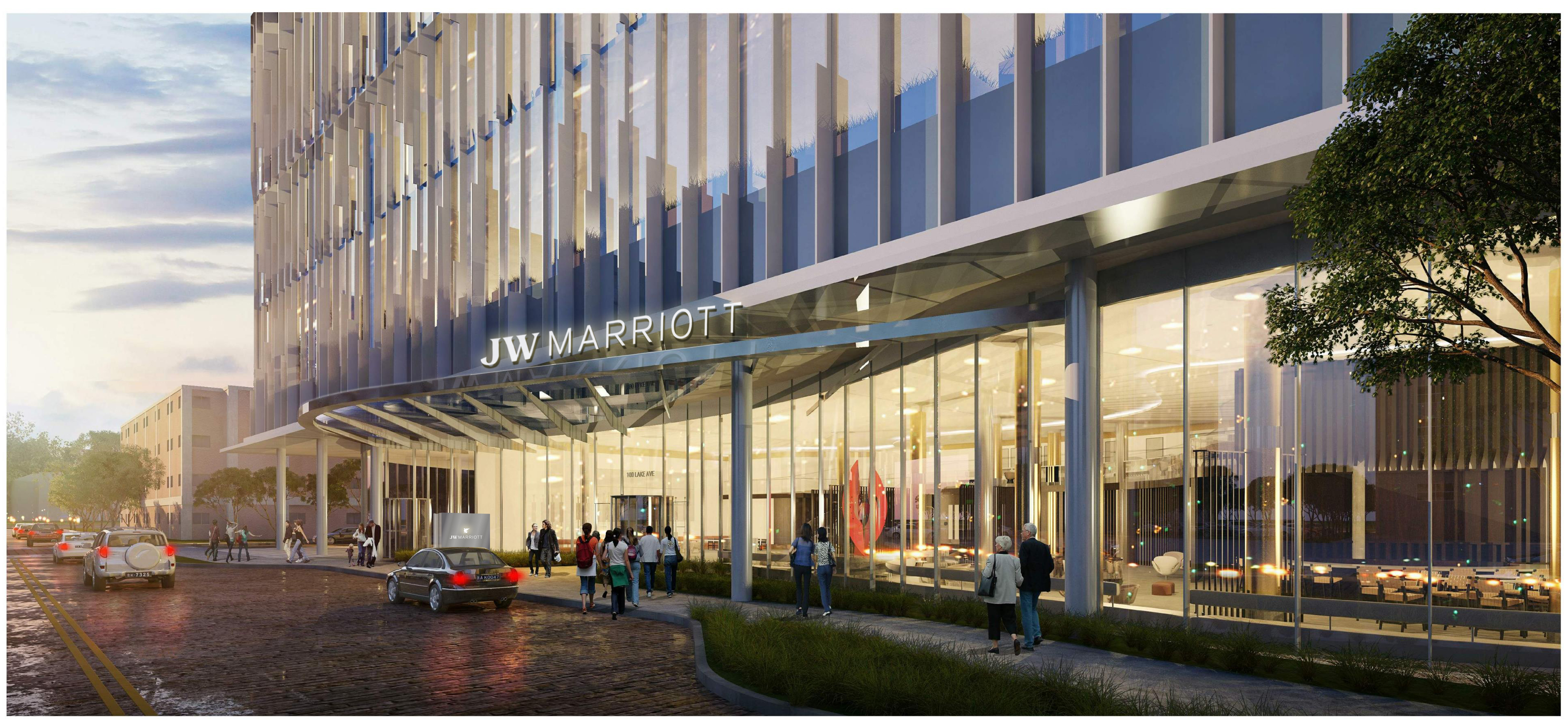 Residences overlooking Lake Eola